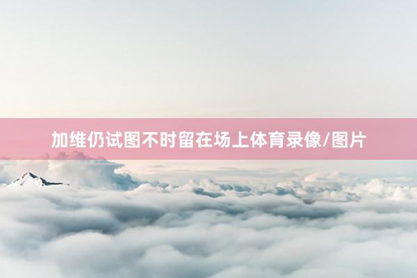 加维仍试图不时留在场上体育录像/图片
