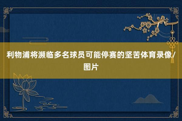利物浦将濒临多名球员可能停赛的坚苦体育录像/图片