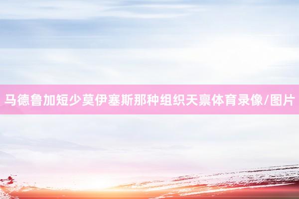 马德鲁加短少莫伊塞斯那种组织天禀体育录像/图片