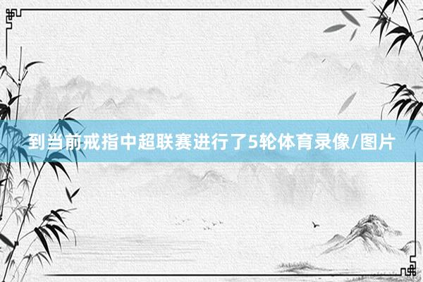 到当前戒指中超联赛进行了5轮体育录像/图片