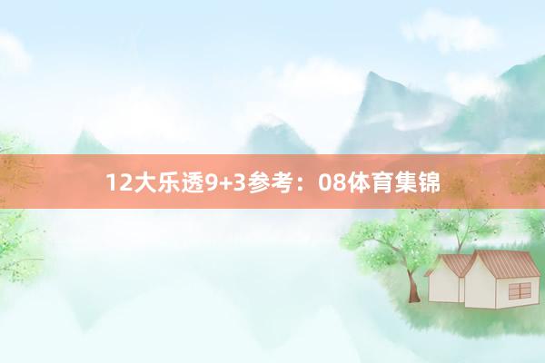 12　　大乐透9+3参考：08体育集锦