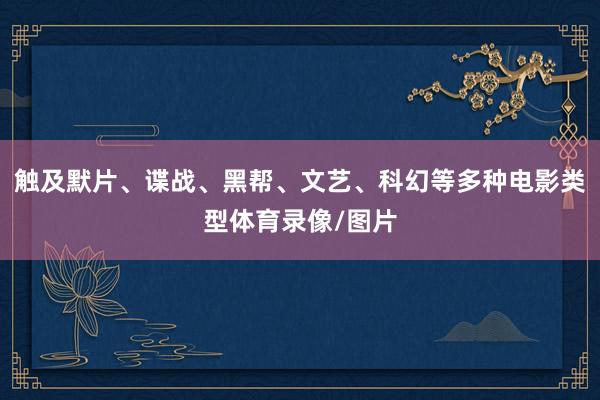 触及默片、谍战、黑帮、文艺、科幻等多种电影类型体育录像/图片