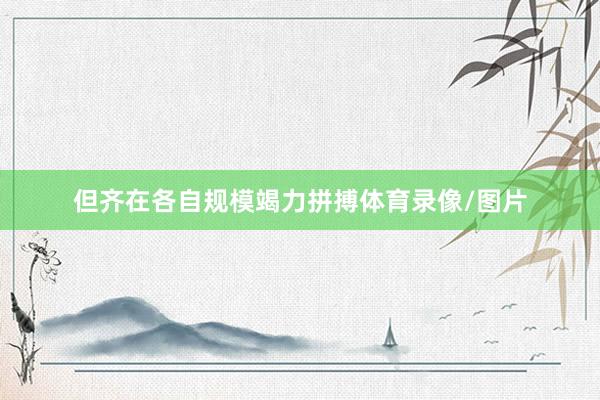 但齐在各自规模竭力拼搏体育录像/图片