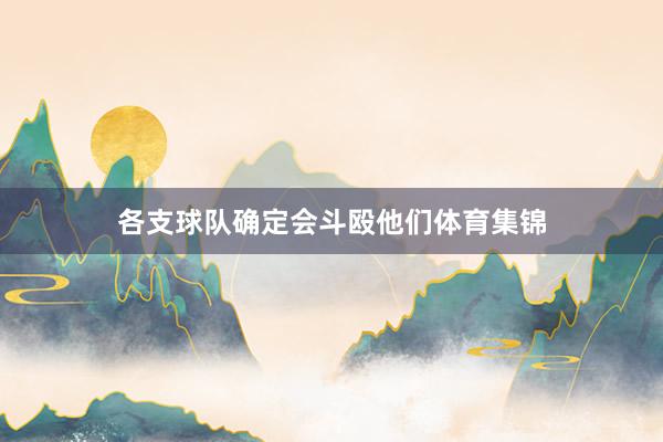 各支球队确定会斗殴他们体育集锦