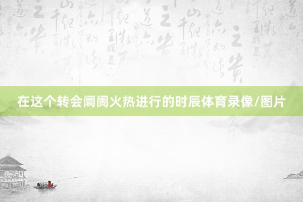 在这个转会阛阓火热进行的时辰体育录像/图片