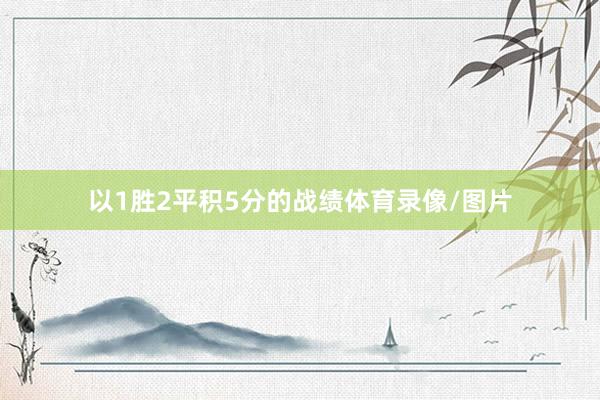 以1胜2平积5分的战绩体育录像/图片