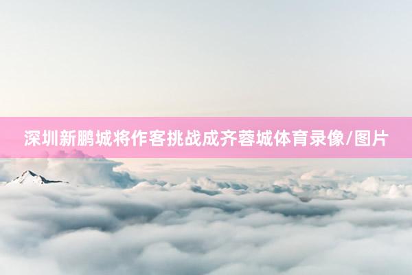 深圳新鹏城将作客挑战成齐蓉城体育录像/图片