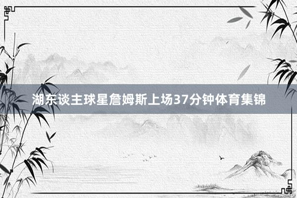 湖东谈主球星詹姆斯上场37分钟体育集锦