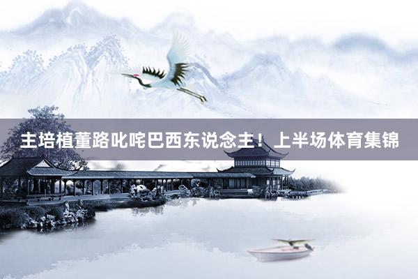 主培植董路叱咤巴西东说念主！上半场体育集锦